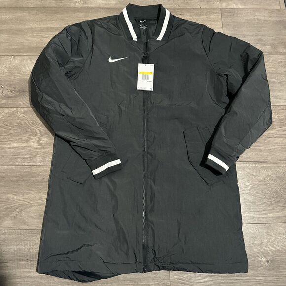 Nike Baseball Stock Dugout Jacket Coat Men Small Black DC8335-010 NWT $150